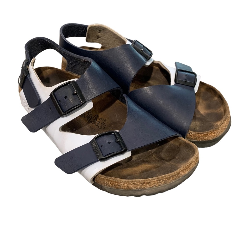 Birkenstock Birki's blue Milano sandals